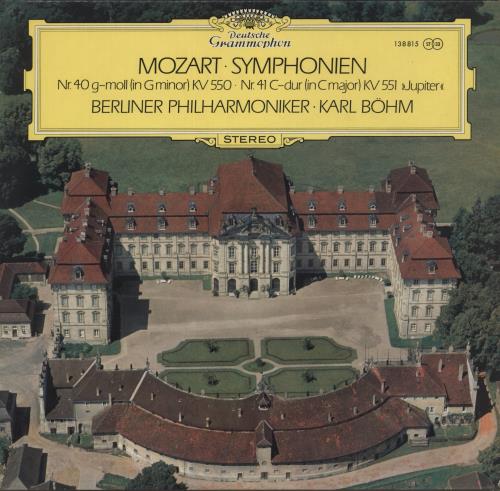 Wolfgang Amadeus Mozart Symphonien Nr. 40 G-moll & Nr. 41 'Jupiter' vinyl LP album (LP record) German WZMLPSY877313