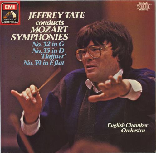 Wolfgang Amadeus Mozart Symphony No. 32 in G, No. 35 in D "Haffner" & No. 39 in E Flat vinyl LP album (LP record) German WZMLPSY771206