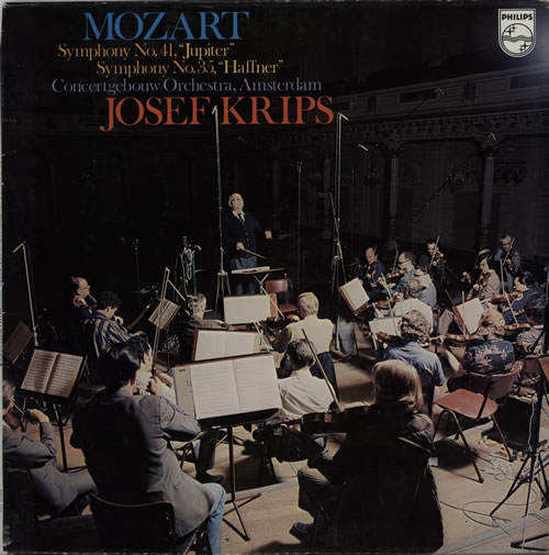 Wolfgang Amadeus Mozart Symphony No. 41 'Jupiter' / Symphony No. 35 'Haffner' vinyl LP album (LP record) UK WZMLPSY638295