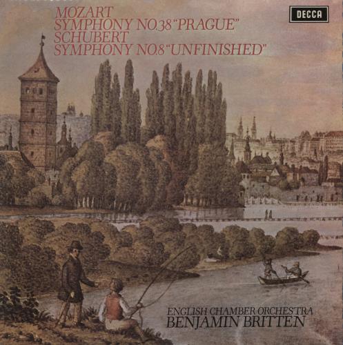 Wolfgang Amadeus Mozart Symphony No.38 "Prague" / Symphony No.8 "Unfinished" vinyl LP album (LP record) UK WZMLPSY877930