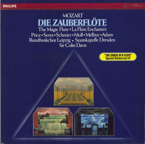 Wolfgang Amadeus Mozart The Magic Flute - Special Rehearsal LP vinyl LP album (LP record) UK WZMLPTH794198