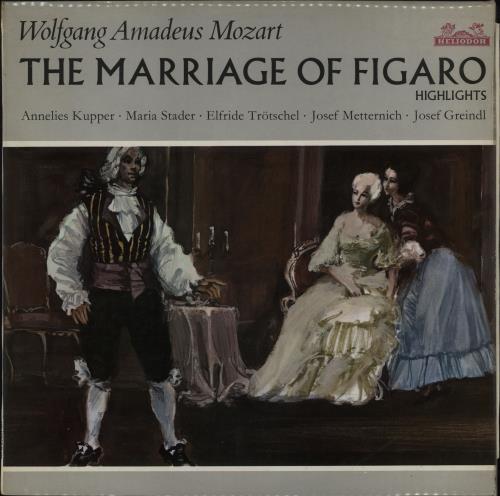 Wolfgang Amadeus Mozart The Marriage Of Figaro (Highlights) vinyl LP album (LP record) UK WZMLPTH763406