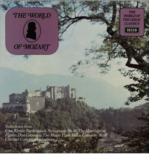 Wolfgang Amadeus Mozart The World Of Mozart vinyl LP album (LP record) UK WZMLPTH612261