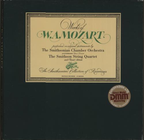 Wolfgang Amadeus Mozart Works Of W.A. Mozart Vinyl Box Set US WZMVXWO668663