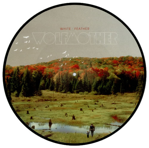 Wolfmother White Feather 12" vinyl picture disc (12 inch picture record) UK WLO2PWH498562