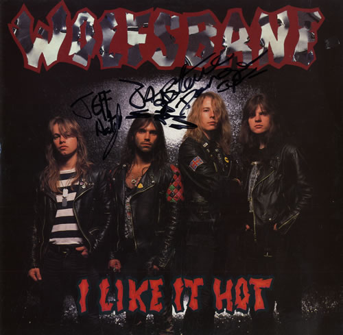 Wolfsbane I Like It Hot - Fully Autographed 12" vinyl single (12 inch record / Maxi-single) UK WOL12IL558729