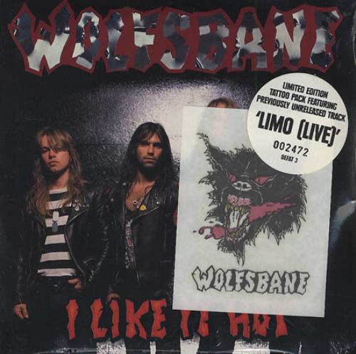 Wolfsbane I Like It Hot 7" vinyl single (7 inch record / 45) UK WOL07IL411975