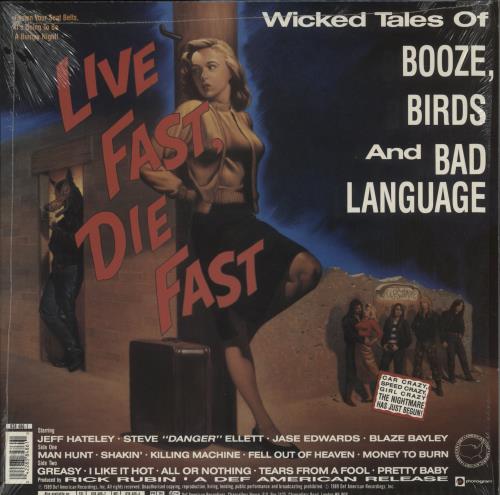 Wolfsbane Live Fast, Die Fast vinyl LP album (LP record) UK WOLLPLI573103