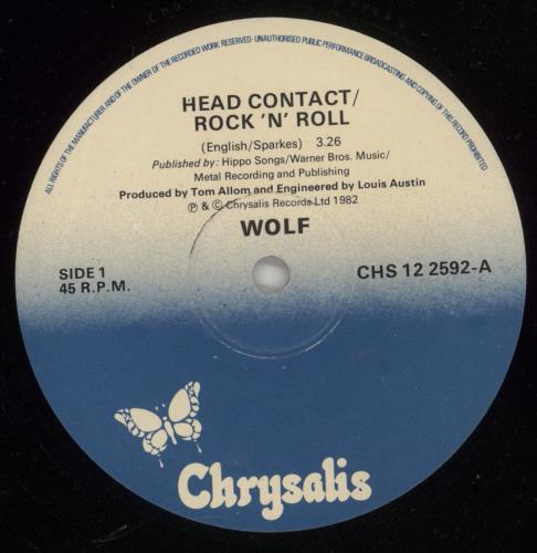 Wolf Head Contact / Rock And Roll 12" vinyl single (12 inch record / Maxi-single) UK WQM12HE605175
