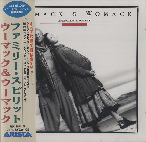 Womack & Womack Family Spirit CD album (CDLP) Japanese WOMCDFA468017