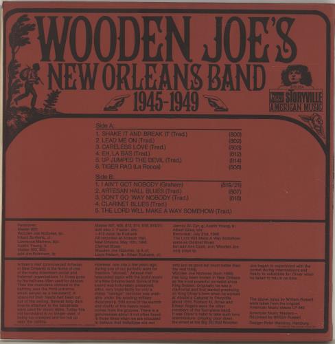 Wooden Joe Nicholas Wooden Joe's New Orleans Band 1945 - 1949 vinyl LP album (LP record) UK YWTLPWO695045