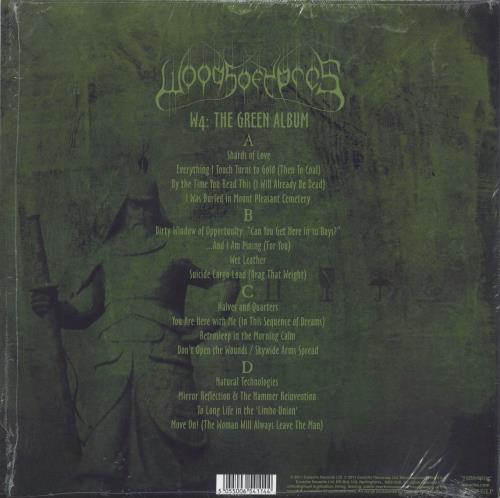Woods Of Ypres Woods 4: The Green Album - Transparent Green Vinyl 2-LP vinyl record set (Double LP Album) UK 3R92LWO820725