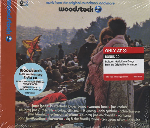 Woodstock Woodstock - 40th Anniversary 5-CD album set US WP05CWO492954