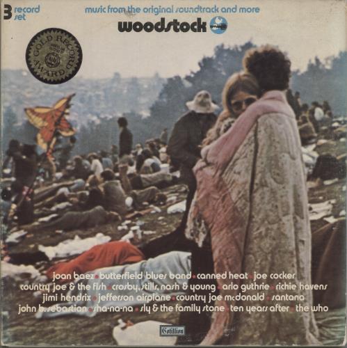 Woodstock Woodstock - VG 3-LP vinyl record set (Triple LP Album) US WP03LWO869474