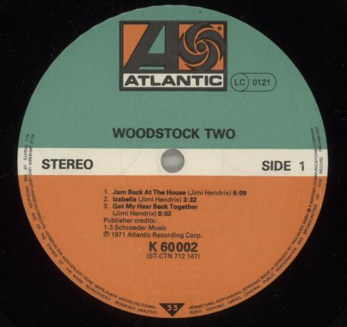 Woodstock Woodstock Two 2-LP vinyl record set (Double LP Album) German WP02LWO498389