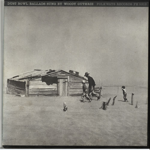 Woody Guthrie Dust Bowl Ballads vinyl LP album (LP record) US WDGLPDU642245
