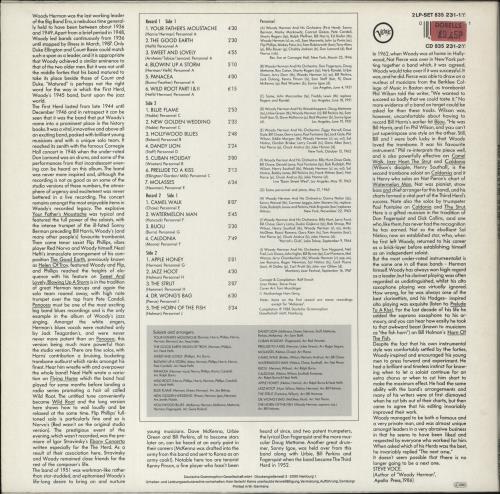 Woody Herman 16.5.1913 - 19.10.1987 2-LP vinyl record set (Double LP Album) German WHM2L879836