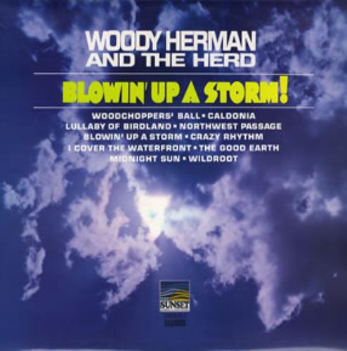 Woody Herman Blowin' Up A Storm! vinyl LP album (LP record) UK WHMLPBL352310