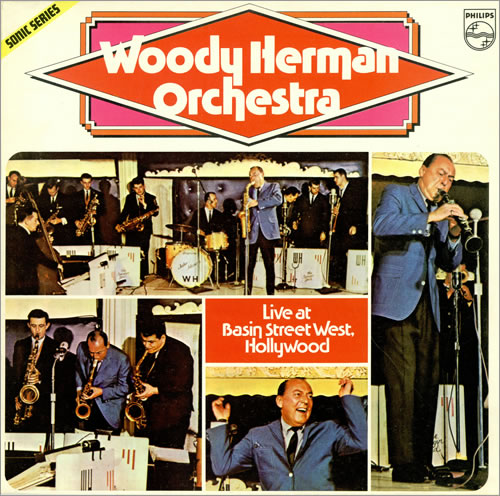 Woody Herman Live At Basin Street West, Hollywood vinyl LP album (LP record) UK WHMLPLI466727