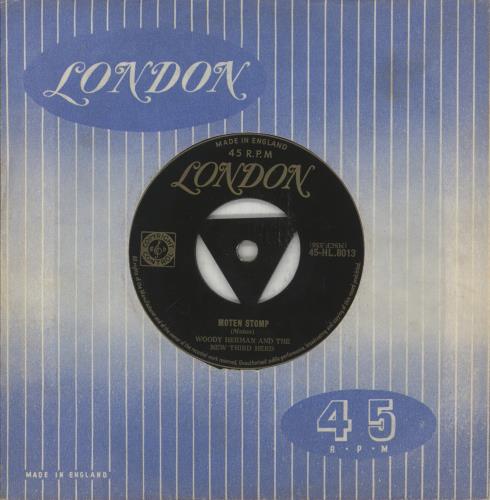 Woody Herman Moten Stomp 7" vinyl single (7 inch record / 45) UK WHM07MO872358