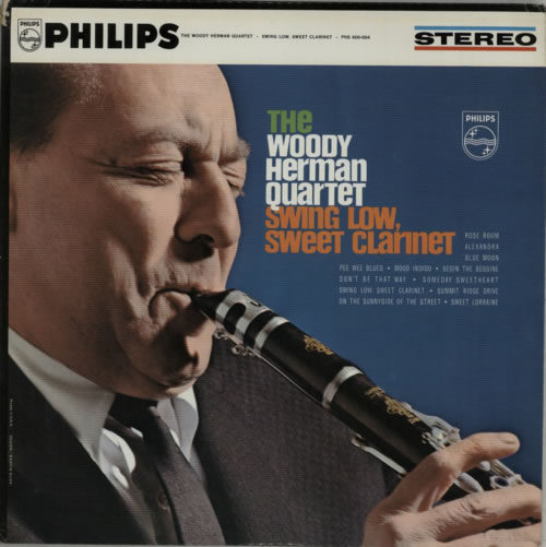 Woody Herman Swing Low, Sweet Clarinet vinyl LP album (LP record) US WHMLPSW586052