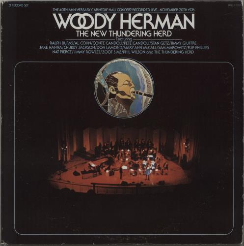 Woody Herman The 40th Anniversary, Carnegie Hall Concert 2-LP vinyl record set (Double LP Album) US WHM2LTH588060