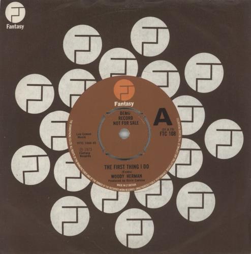 Woody Herman The First Thing I Do 7" vinyl single (7 inch record / 45) UK WHM07TH856432