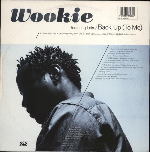 Wookie Back Up (To Me) 12" vinyl single (12 inch record / Maxi-single) UK WCX12BA769795