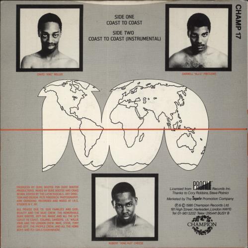 Word Of Mouth Coast To Coast 7" vinyl single (7 inch record / 45) UK YQ007CO863226