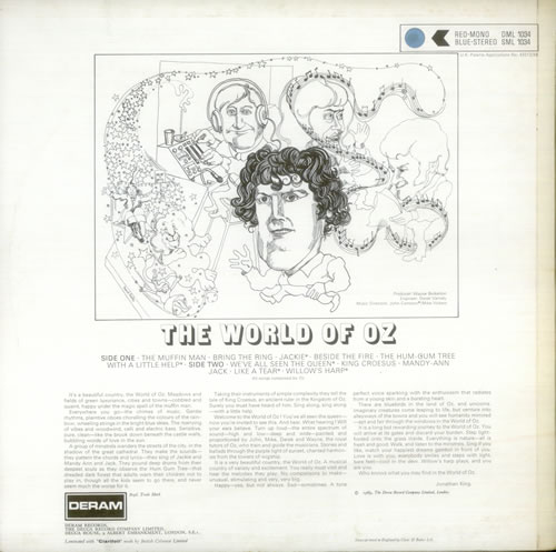 World Of Oz The World Of Oz vinyl LP album (LP record) UK WB9LPTH543892