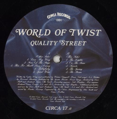 World Of Twist Quality Street vinyl LP album (LP record) UK WOTLPQU311971