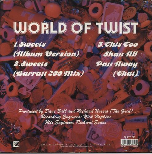 World Of Twist Sweets 12" vinyl single (12 inch record / Maxi-single) UK WOT12SW585571