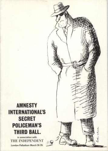 World Party Amnesty International's Secret Policeman's Ball Programme tour programme UK W-PTRAM870349