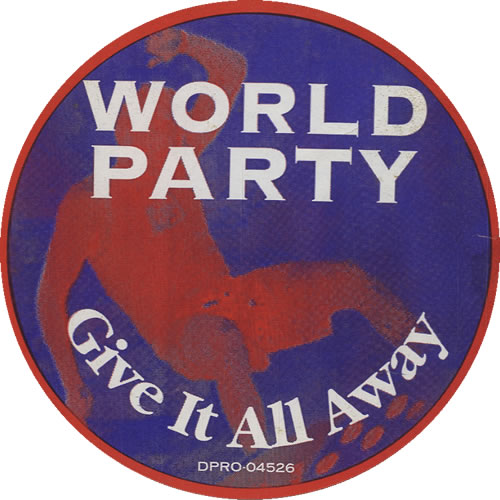 World Party Give It All Away CD single (CD5 / 5") US W-PC5GI487289