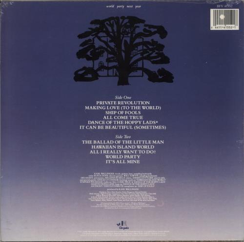 World Party Private Revolution - Sealed vinyl LP album (LP record) US W-PLPPR867715