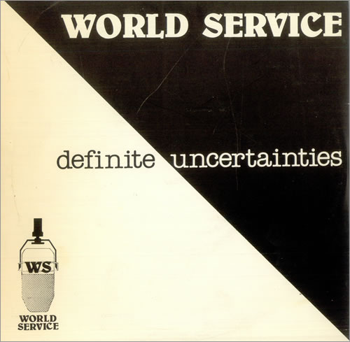 World Service Definite Uncertainties EP 7" vinyl single (7 inch record / 45) UK WSR07DE503384
