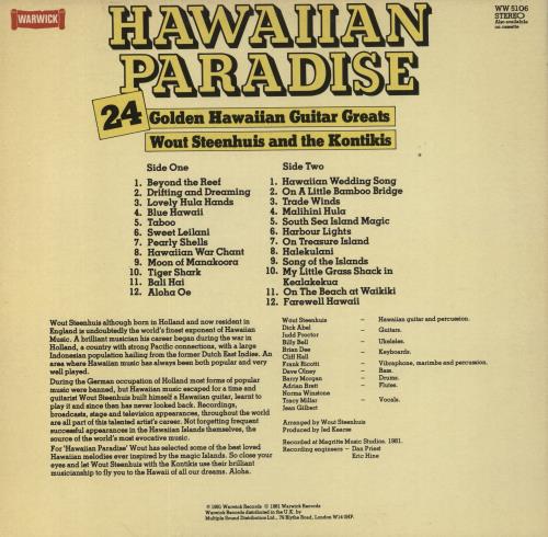 Wout Steenhuis Hawaiian Paradise vinyl LP album (LP record) UK WSELPHA641756
