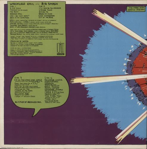 Wreckless Eric Big Smash! - EX 2-LP vinyl record set (Double LP Album) UK WRC2LBI294047