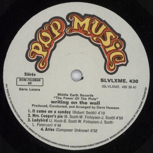 Writing On The Wall The Power Of The Picts - 1st - French vinyl LP album (LP record) French WOWLPTH801119