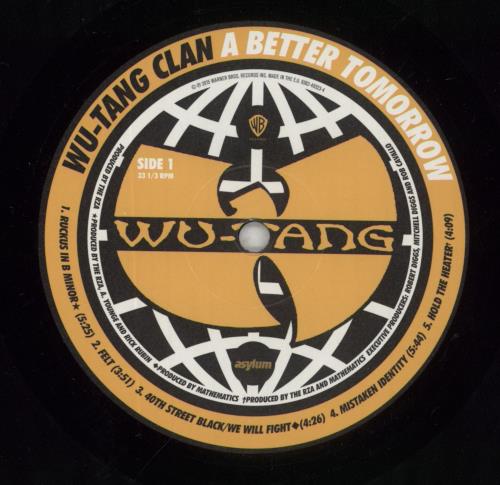 Wu-Tang Clan A Better Tomorrow 2-LP vinyl record set (Double LP Album) UK WUT2LAB855417