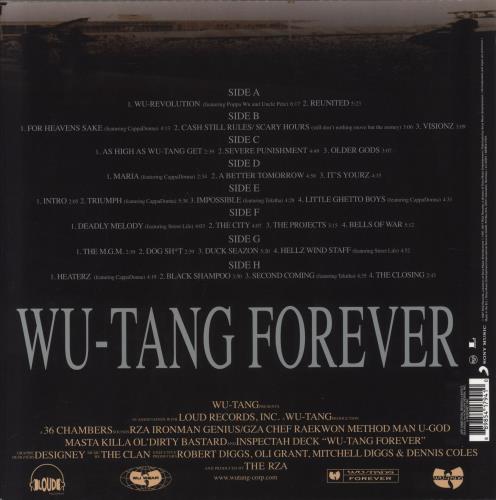 Wu-Tang Clan Wu-Tang Forever - 180g 4-LP vinyl album record set UK WUT4LWU861205