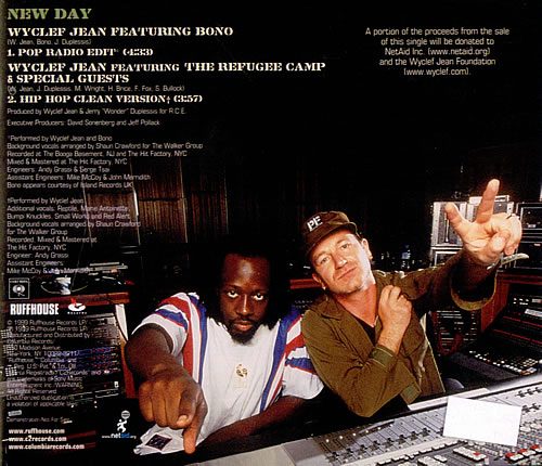 Wyclef Jean New Day - Colour Picture Sleeve CD single (CD5 / 5") US JWYC5NE146288