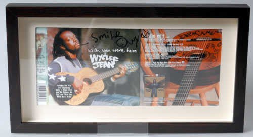 Wyclef Jean Wish You Were Here - Autographed & Framed Artwork memorabilia UK JWYMMWI591469