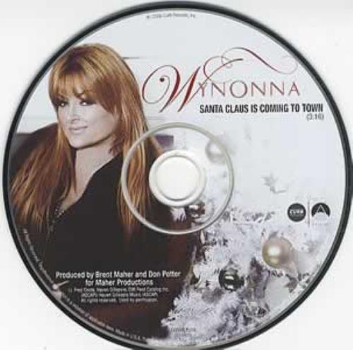 Wynonna Judd Santa Claus Is Coming To Town CD single (CD5 / 5") US WNJC5SA386369