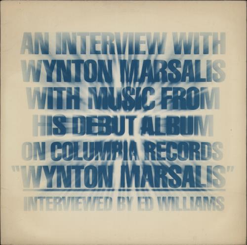 Wynton Marsalis Interview Album vinyl LP album (LP record) US WM2LPIN757749