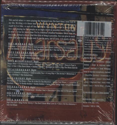 Wynton Marsalis Live At The Village Vanguard + Bonus CD - Sealed CD Album Box Set US WM2DXLI829328