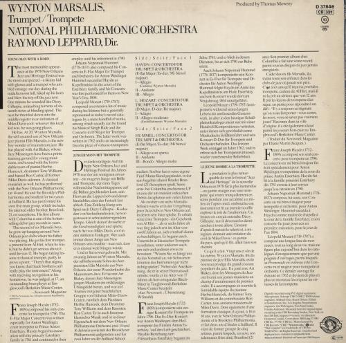 Wynton Marsalis Trumpet Concertos vinyl LP album (LP record) Dutch WM2LPTR759904