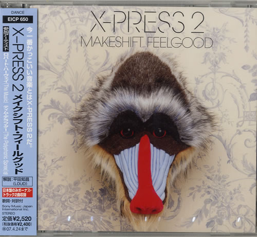 X-Press 2 Makeshift Feelgood CD album (CDLP) Japanese X-2CDMA351301