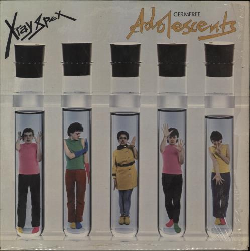 X-Ray Spex Germfree Adolescents - 1st + Opened Shrink vinyl LP album (LP record) UK X-RLPGE864256