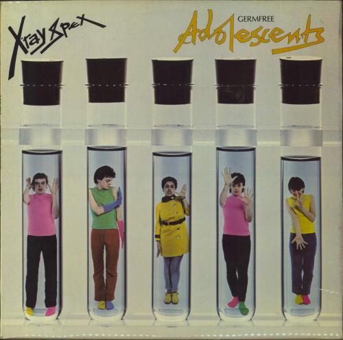 X-Ray Spex Germfree Adolescents - 1st vinyl LP album (LP record) UK X-RLPGE118048